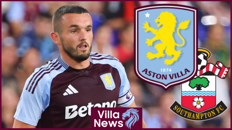 John McGinn, Aston Villa badge, Southampton badge