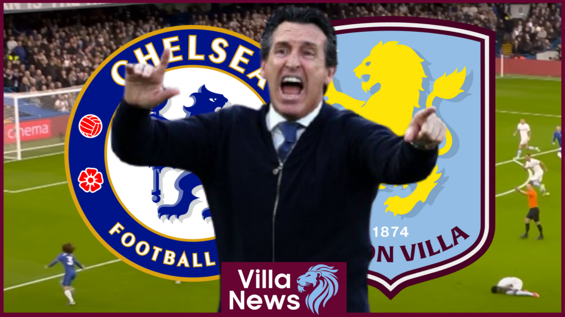 Unai Emery, Chelsea badge, Aston Villa badge