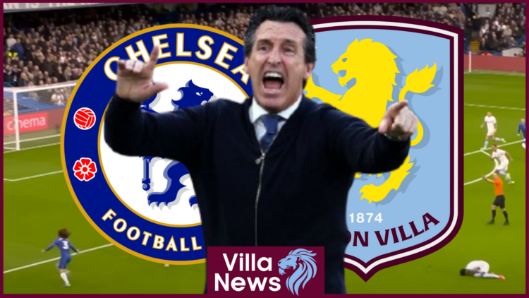Unai Emery, Chelsea badge, Aston Villa badge