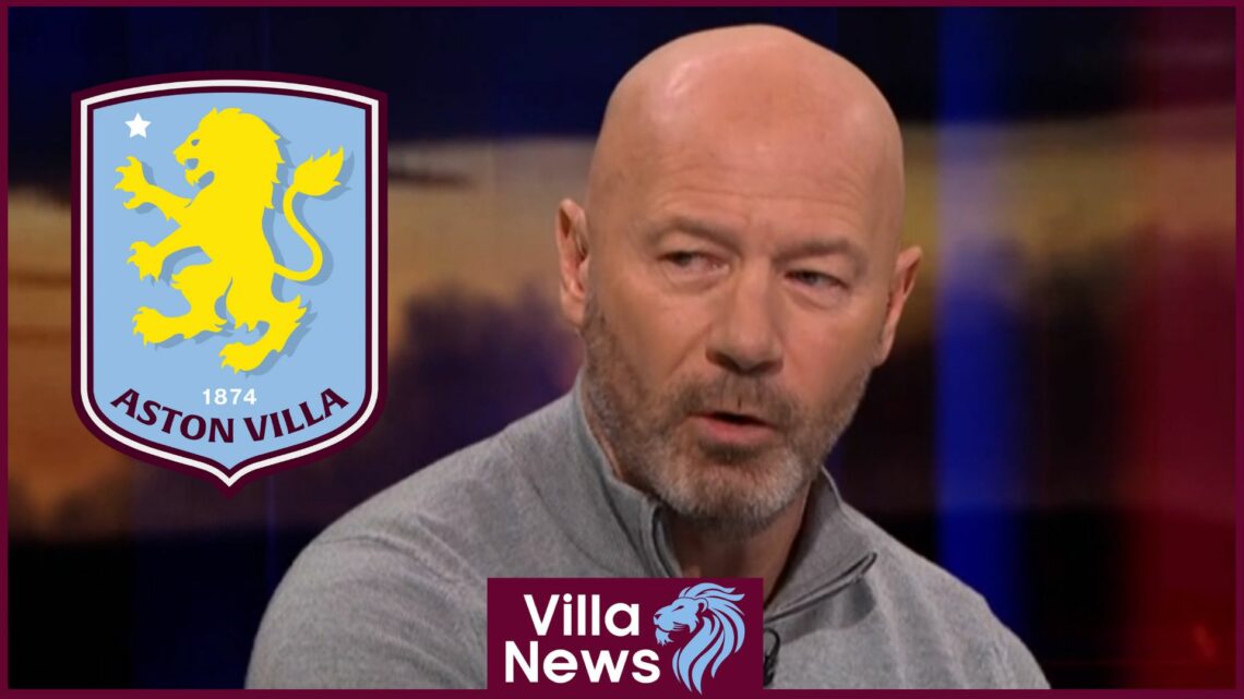 Alan Shearer, Aston Villa badge