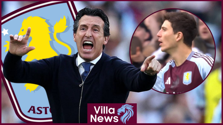 Unai Emery, Pau Torres, Aston Villa badge