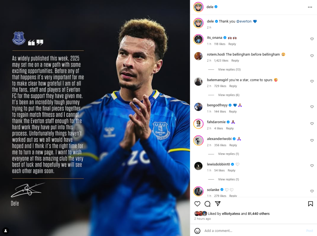 Dele Alli, Amadou Onana, Aston Villa