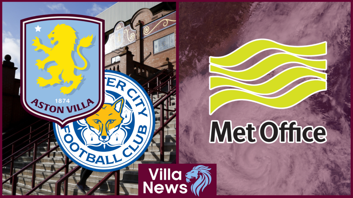 Aston Villa Leicester City Met Office