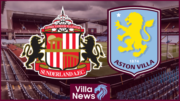 Aston Villa badge, Sunderland badge, Villa Park