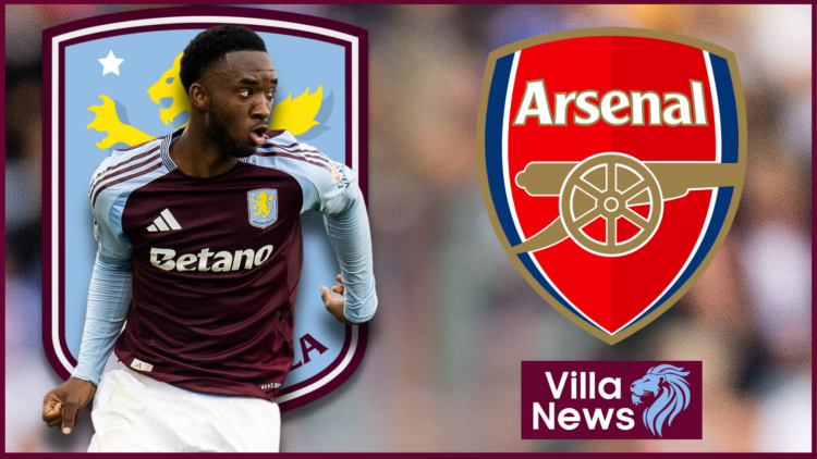 Aston Villa badge Arsenal Bogarde