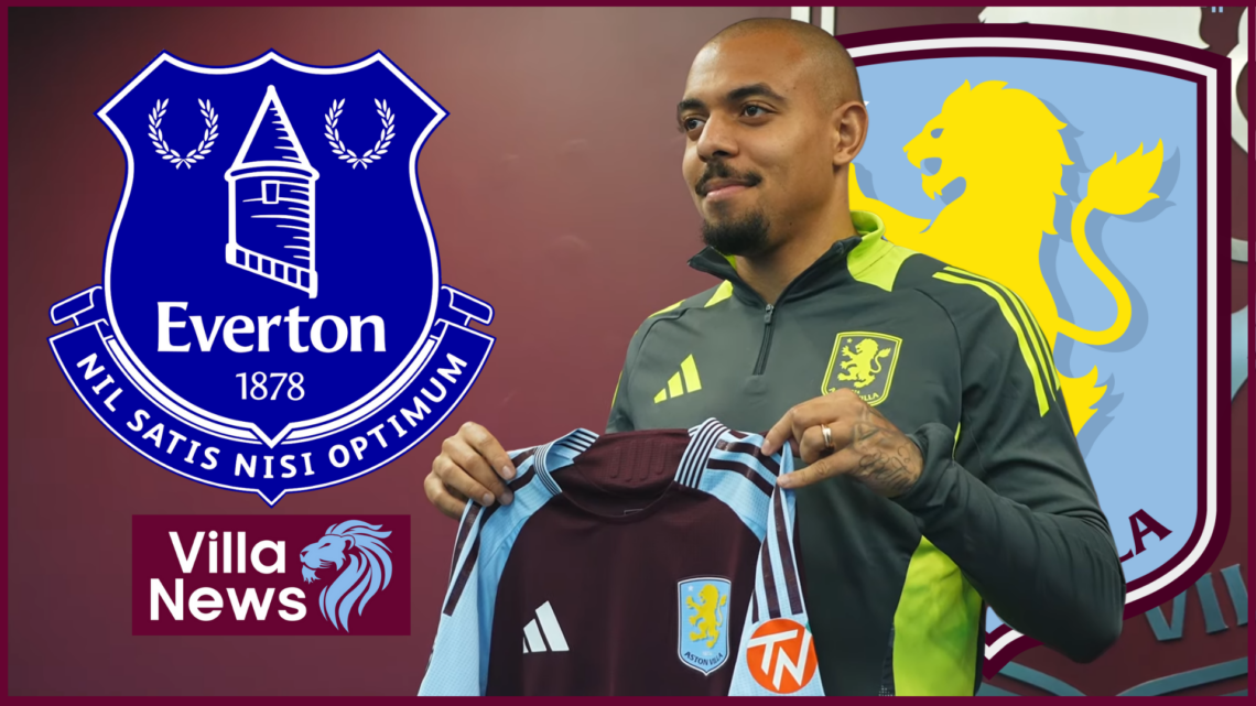 Aston Villa badge Everton Donyell Malen