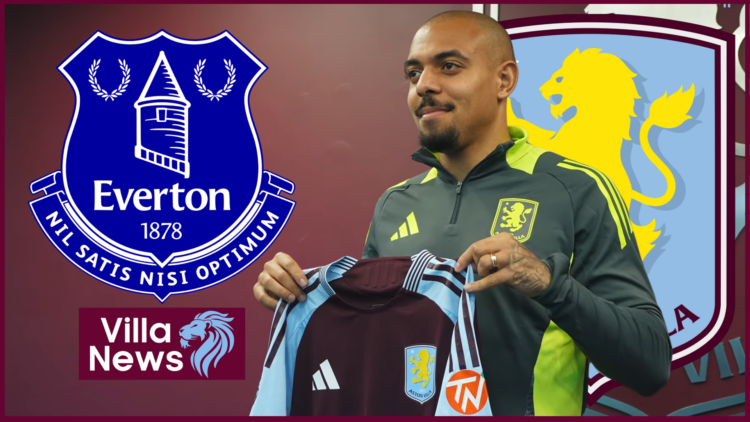 Aston Villa badge Everton Donyell Malen