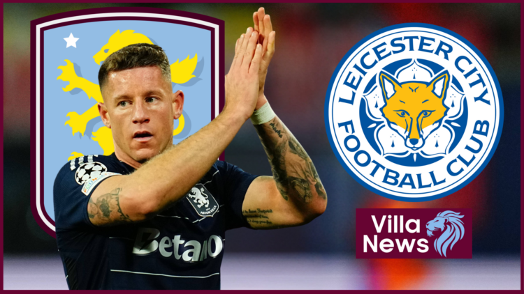 Aston Villa badge Leicester City Barkley
