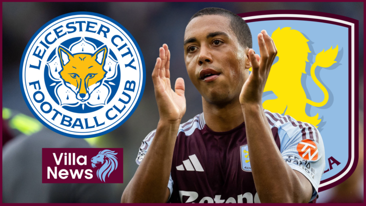 Aston Villa badge Leicester City Youri Tielemans