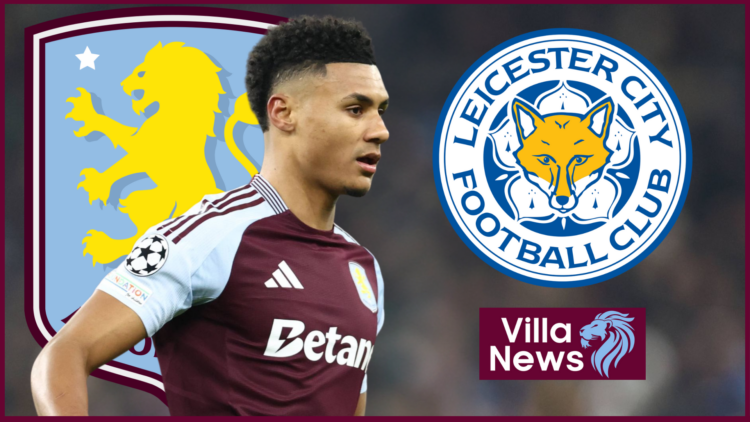 Aston Villa badge Leicester City Ollie Watkins