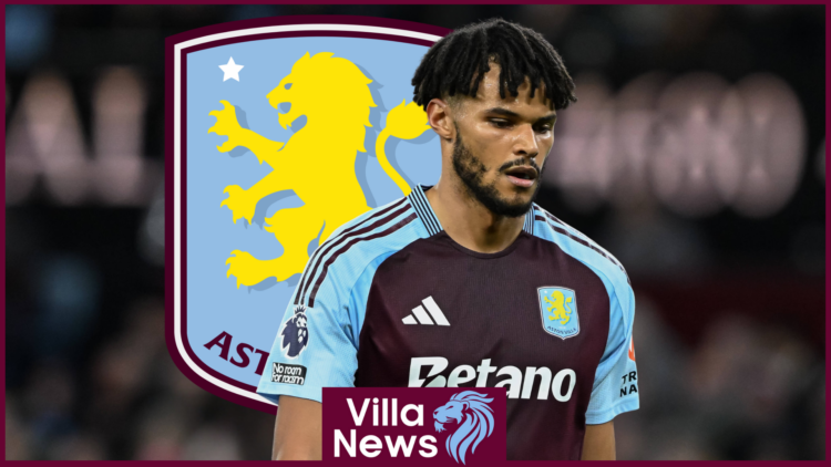 Aston Villa badge Mings