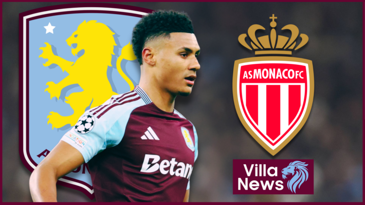 Aston Villa badge Monaco Watkins
