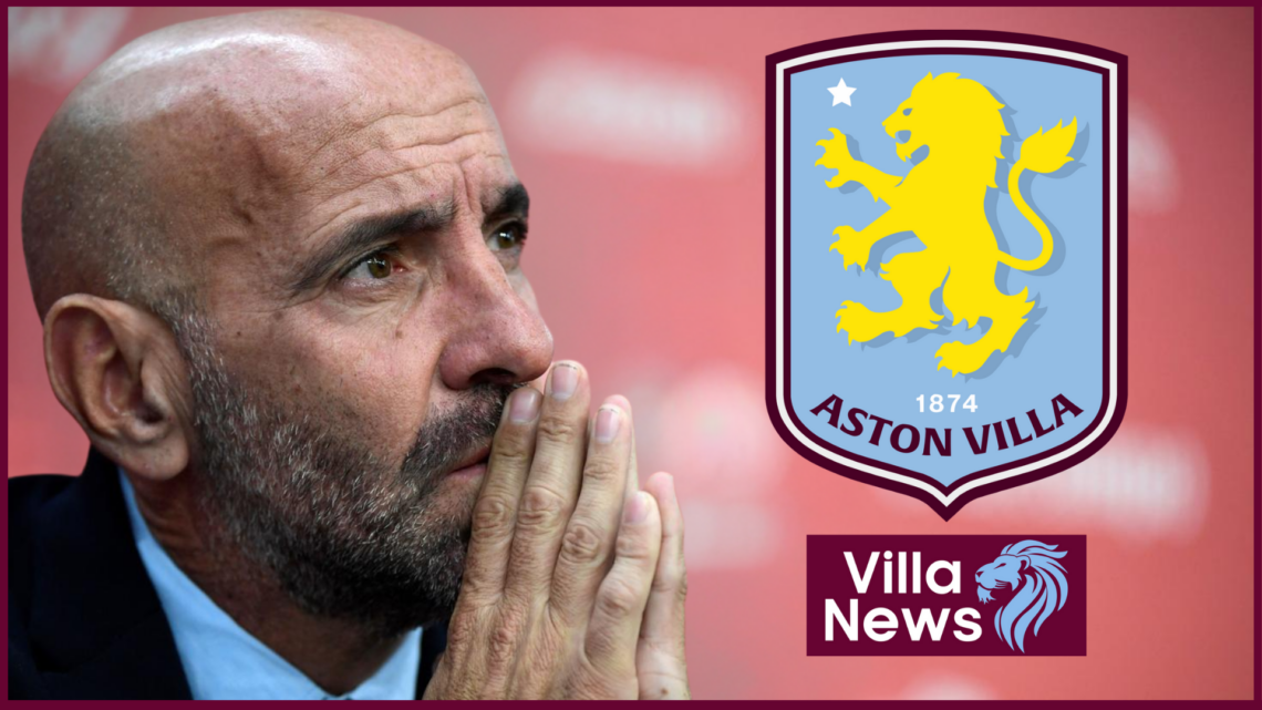 Aston Villa badge Monchi