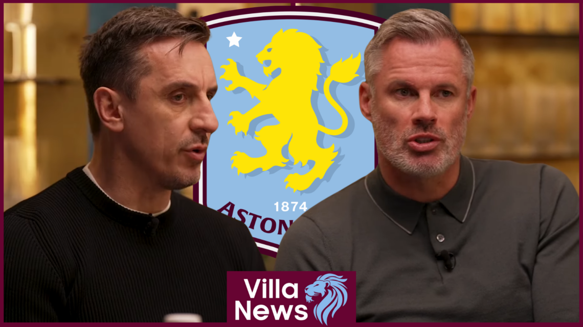 Aston Villa badge Neville Carragher