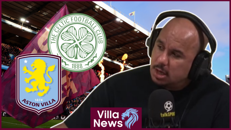 Gabby Agbonlahor, Aston Villa badge, Celtic badge