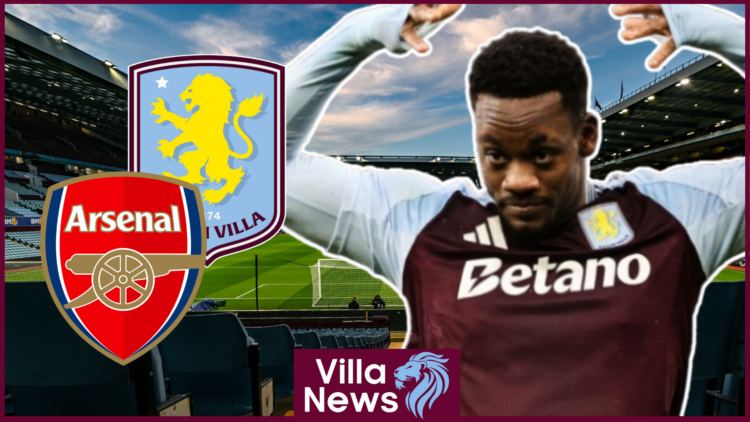 Jhon Duran, Aston Villa badge, Arsenal badge