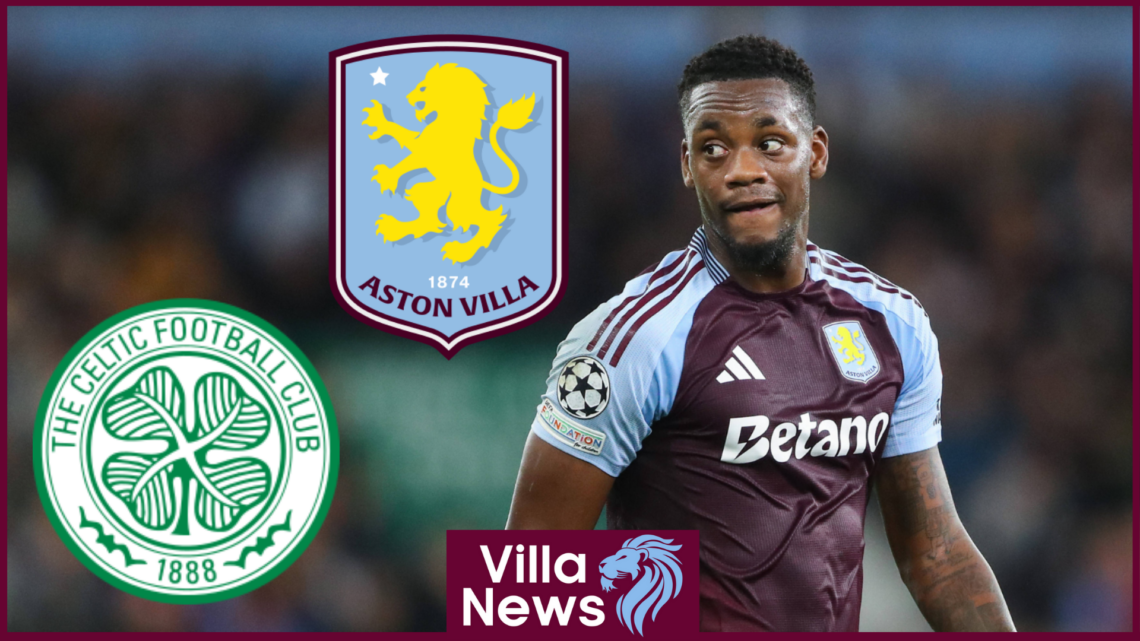 Picture of Aston Villa striker Jhon Duran.