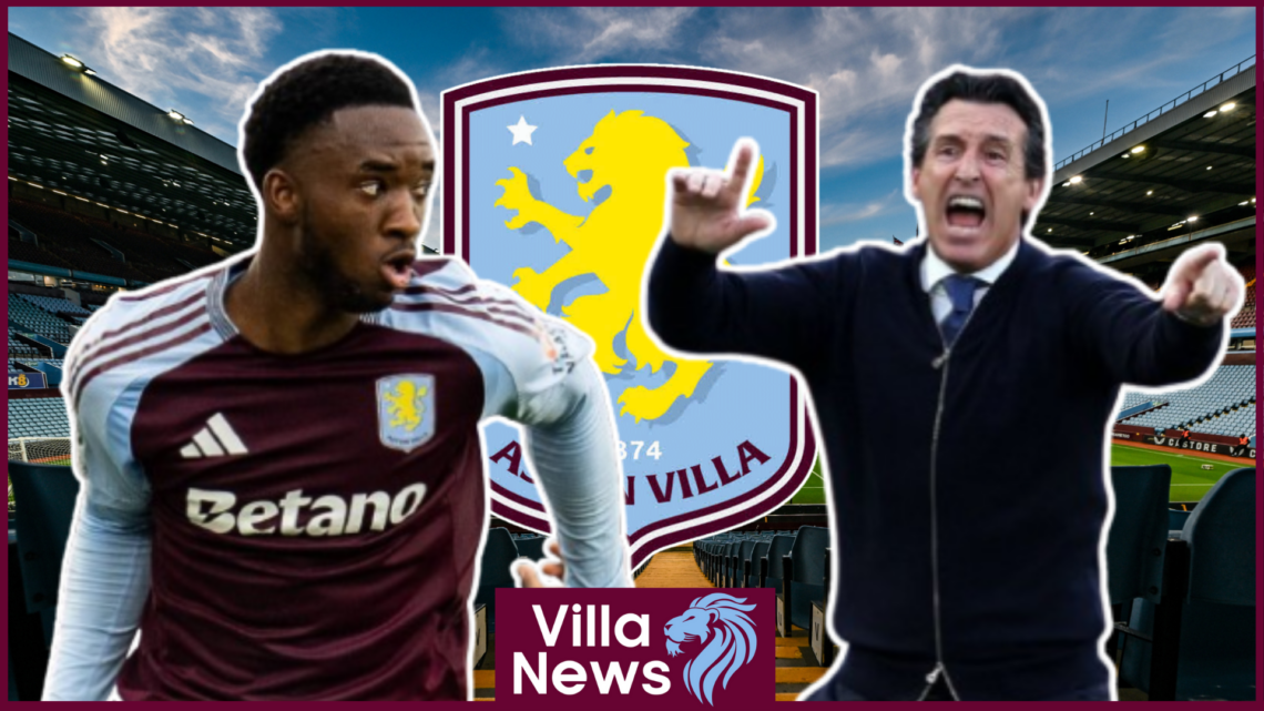 Lamare Bogarde, Unai Emery, Aston Villa badge