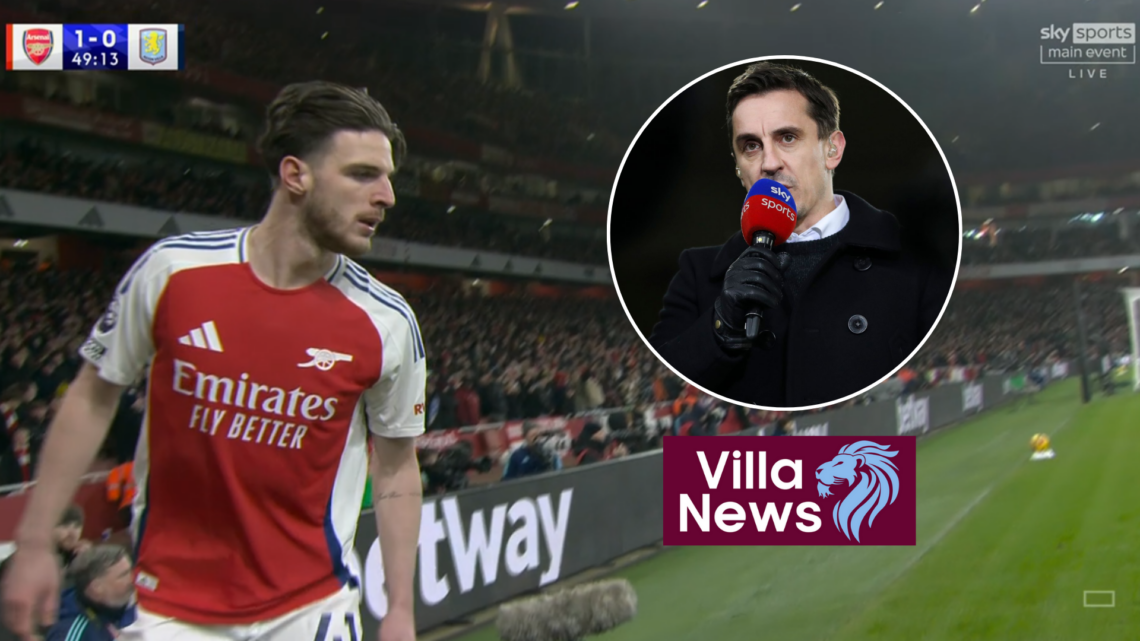 Declan Rice, Gary Neville