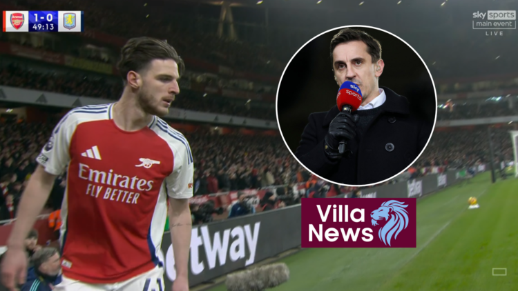 Declan Rice, Gary Neville