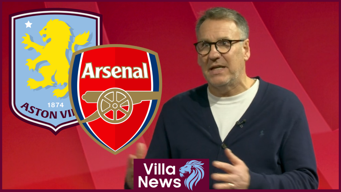 Paul Merson, Aston Villa and Arsenal badges