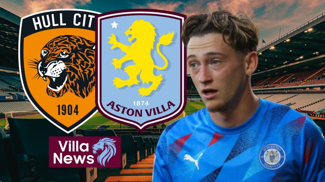 Louie Barry Aston Villa Hull City badges