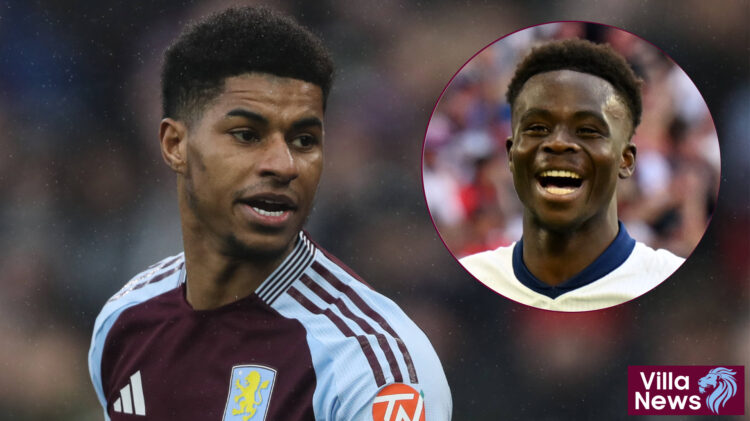 Aston Villa Marcus Rashford Bukayo Saka