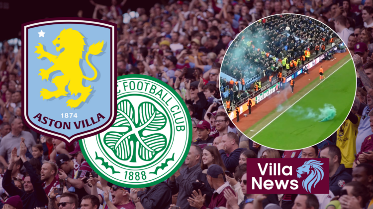 Aston Villa badge Celtic