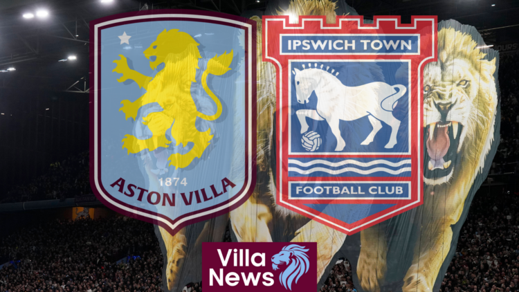 Aston Villa badge Ipswich Town