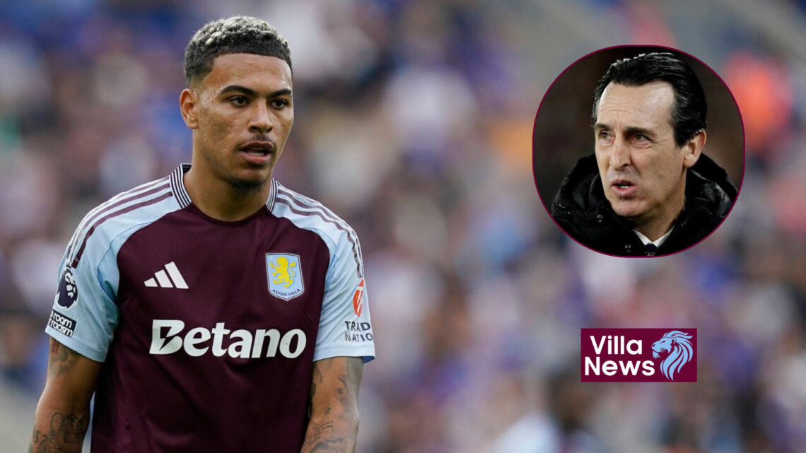 Morgan Rogers and Unai Emery for Aston Villa.