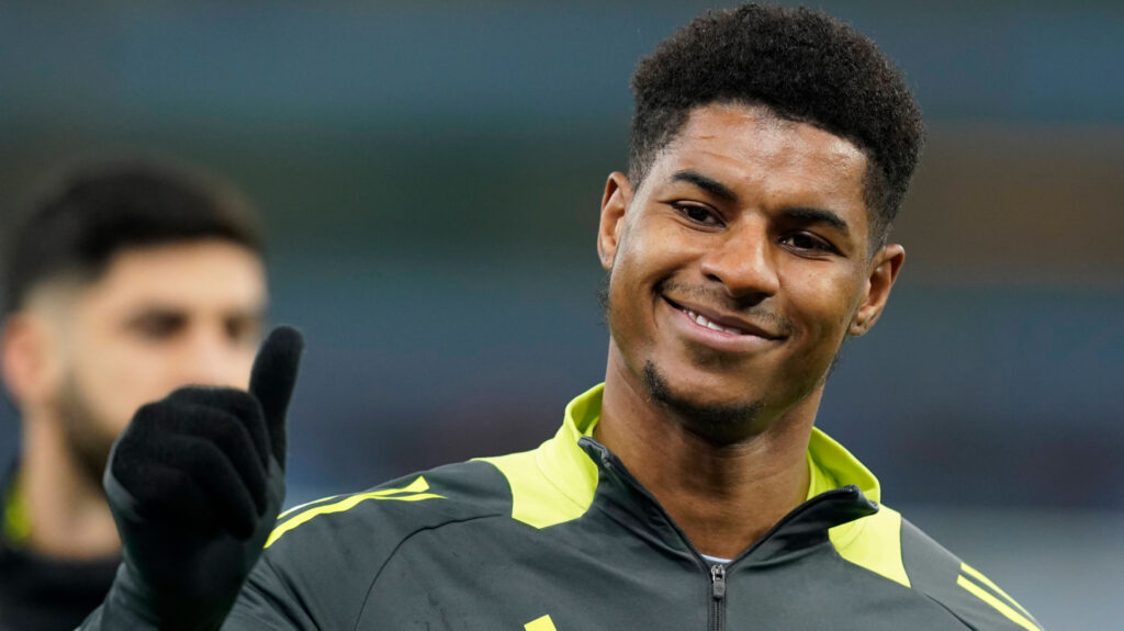 Marcus Rashford Aston Villa