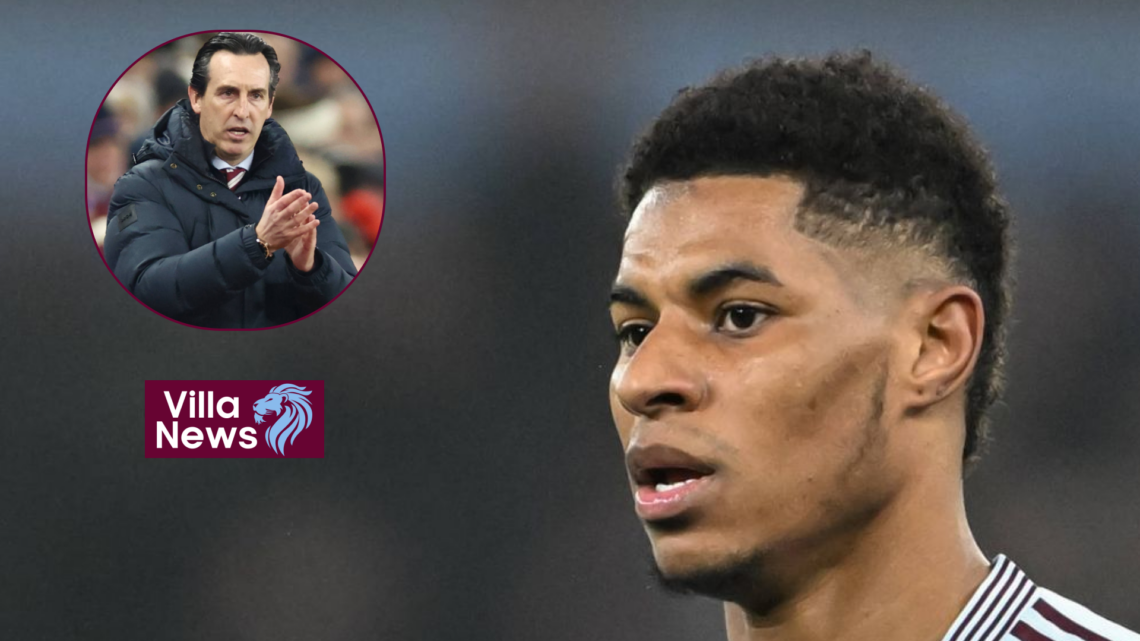 Unai Emery, Marcus Rashford, Aston Villa, Manchester United