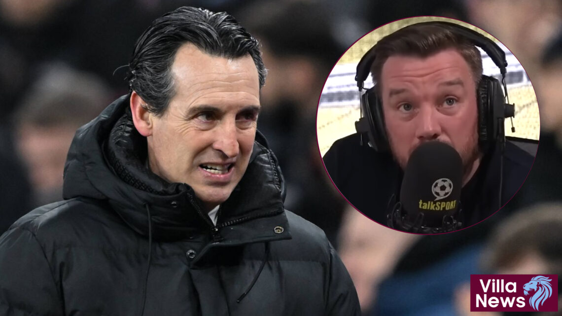 Aston Villa manager Unai Emery and Jamie O'Hara