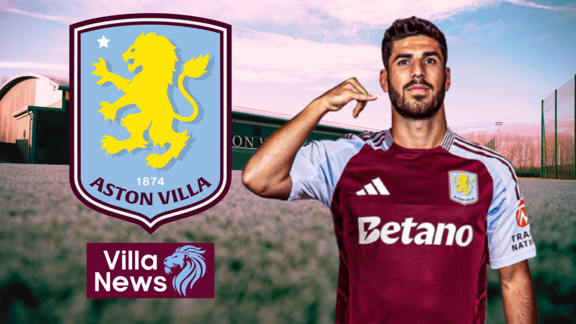 Marco Asensio Aston Villa badge