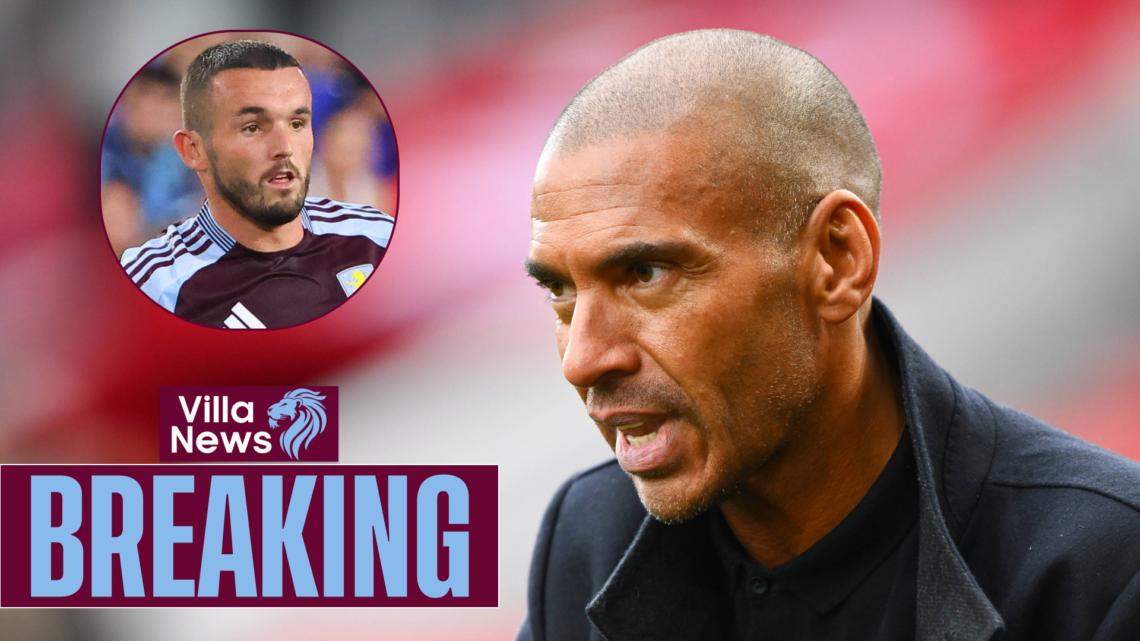 Stan Collymore fumes at John McGinn in Crystal Palace v Aston Villa
