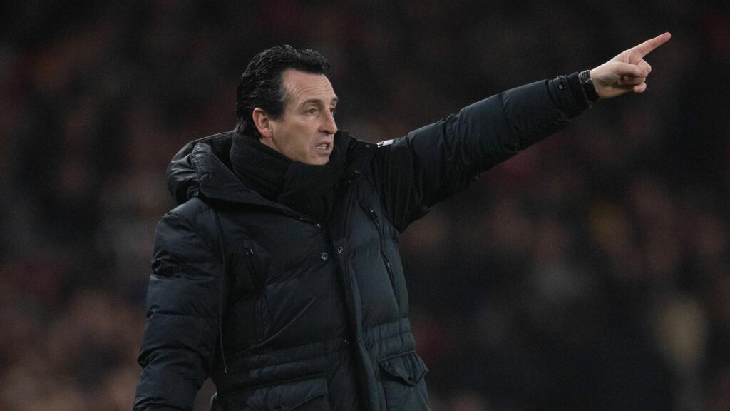 Aston Villa boss Unai Emery