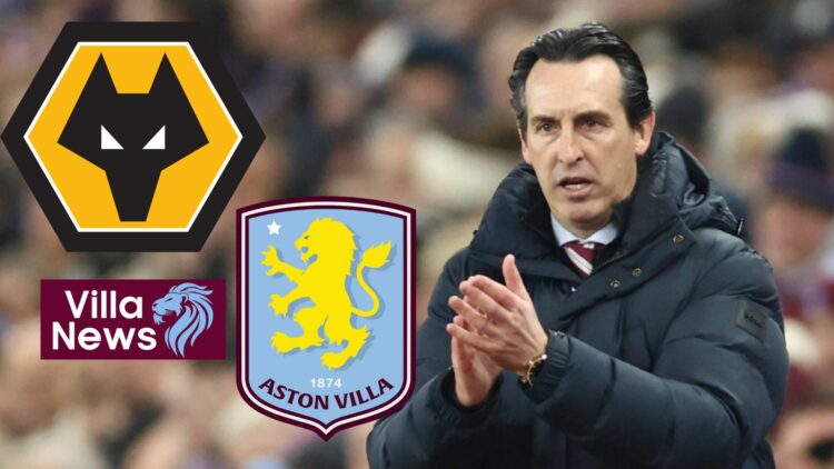 Wolves badge, Aston Villa badge, Unai Emery