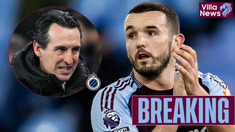 Aston Villa Club Brugge Unai Emery John McGinn