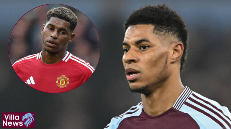 Aston Villa Manchester United Marcus Rashford