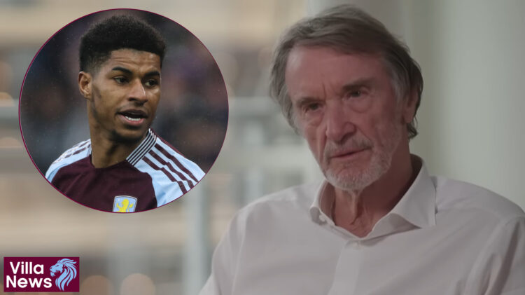 Aston Villa Manchester United Marcus Rashford Sir Jim Radcliffe