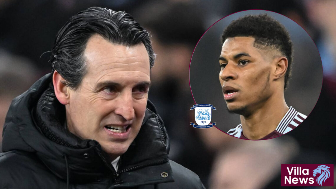 Aston Villa Preston North End Unai Emery Marcus Rashford