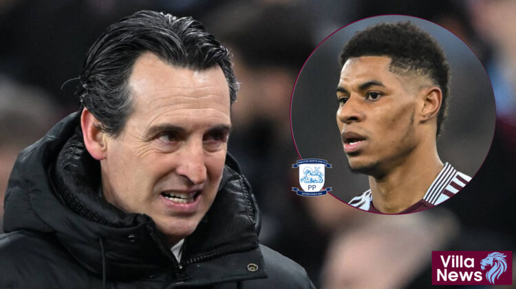 Aston Villa Preston North End Unai Emery Marcus Rashford