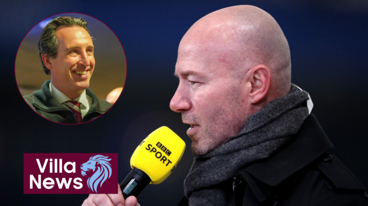 Aston Villa Unai Emery Alan Shearer