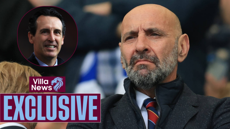 Aston Villa Unai Emery Monchi
