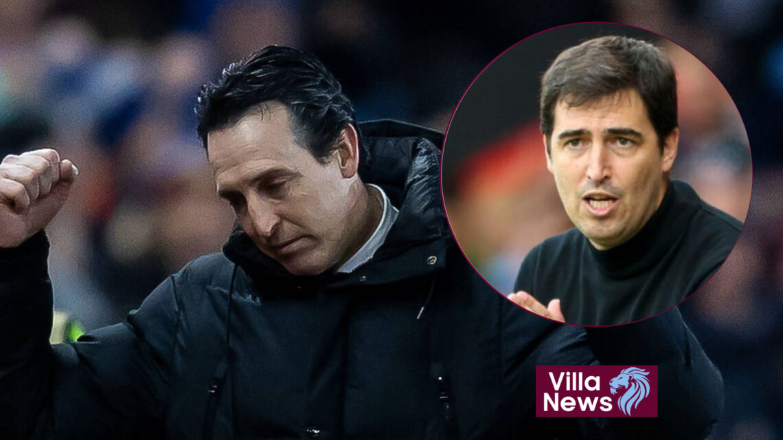 Unai Emery and Andoni Iraola