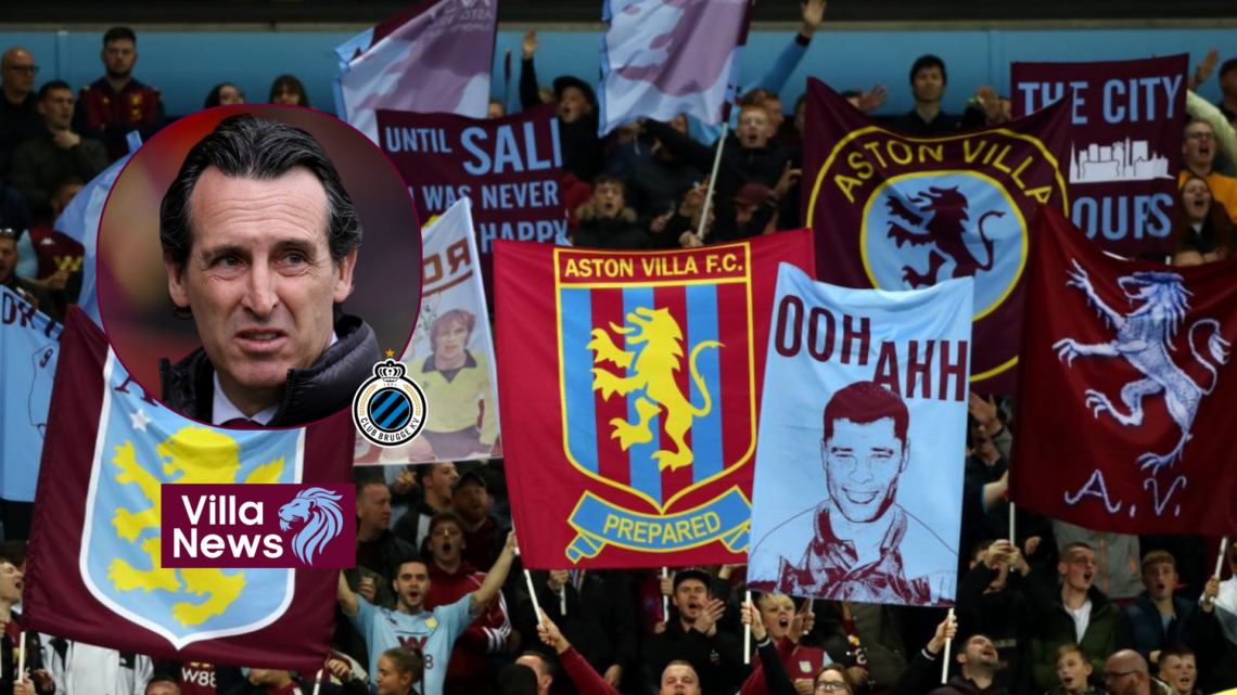 Unai Emery Aston Villa Club Brugge