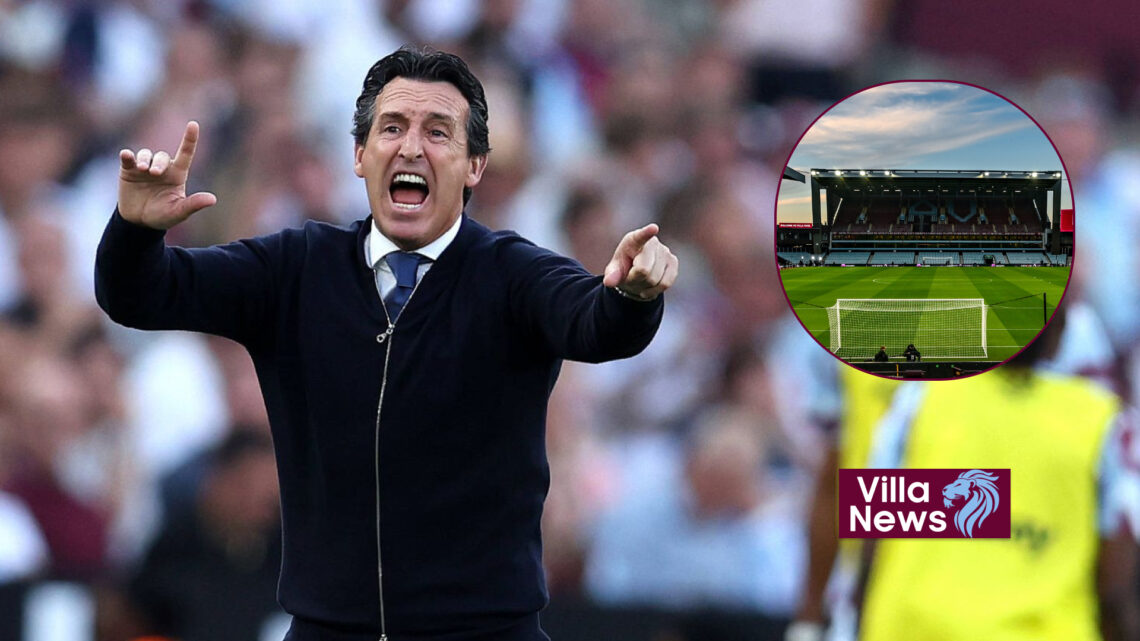 Unai Emery at Aston Villa.