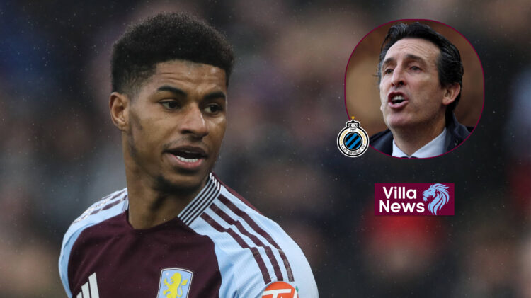 Marcus Rashford Unai Emery Club Brugge