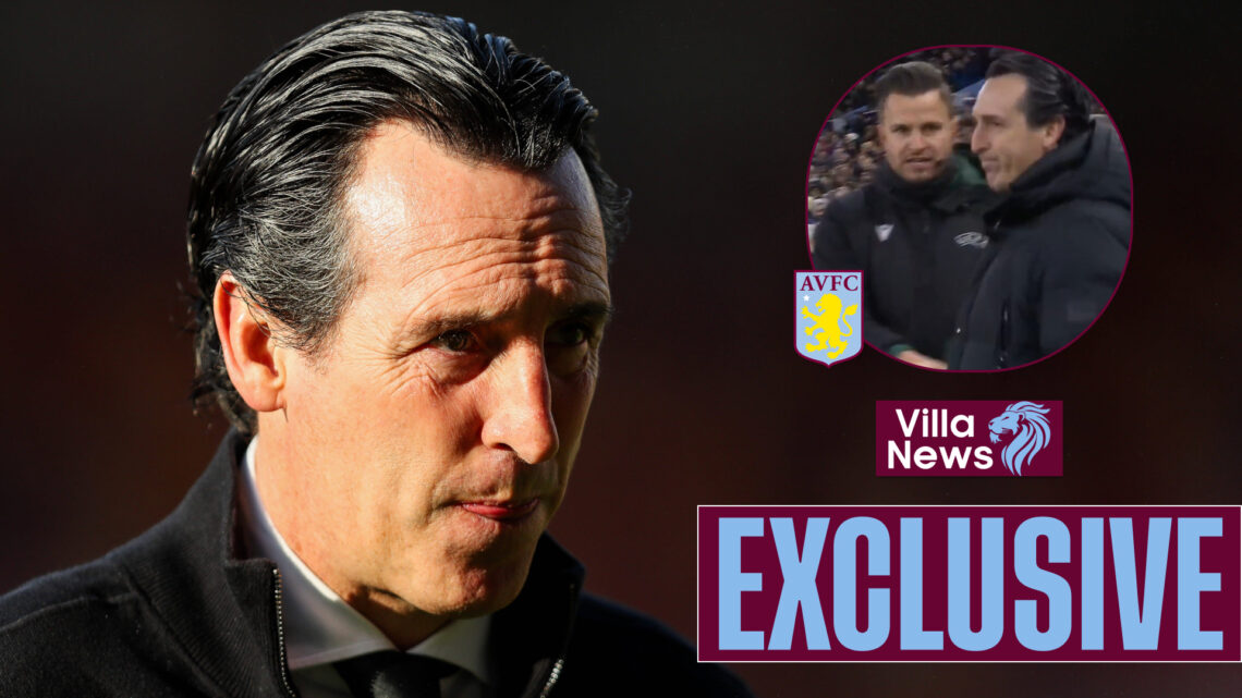 Aston Villa v Club Brugge was cut short.