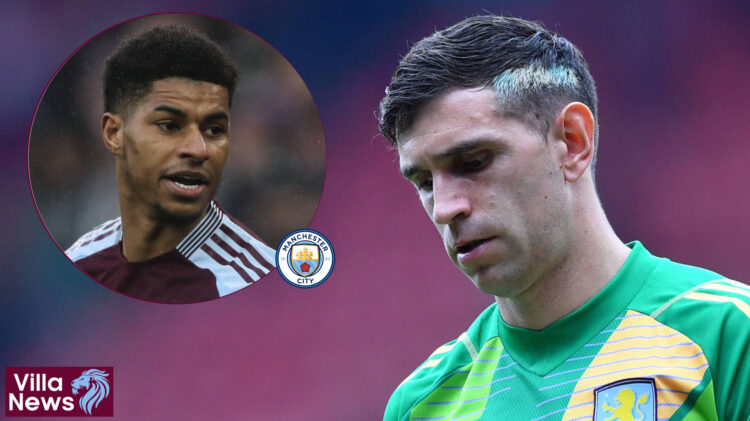 Aston Villa Marcus Rashford Emi Martinez